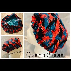Cultural and apparel print bonnets